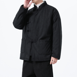 2025冬季风唐装棉衣灯芯绒大码加厚棉袄男A118-MY6615P165图片