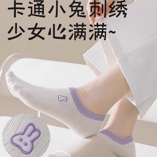 袜子女纯棉防脚气防臭夏季薄款