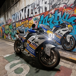 适用春风500sr全车身贴纸版画个性拉花机车改装保护膜版花可定制