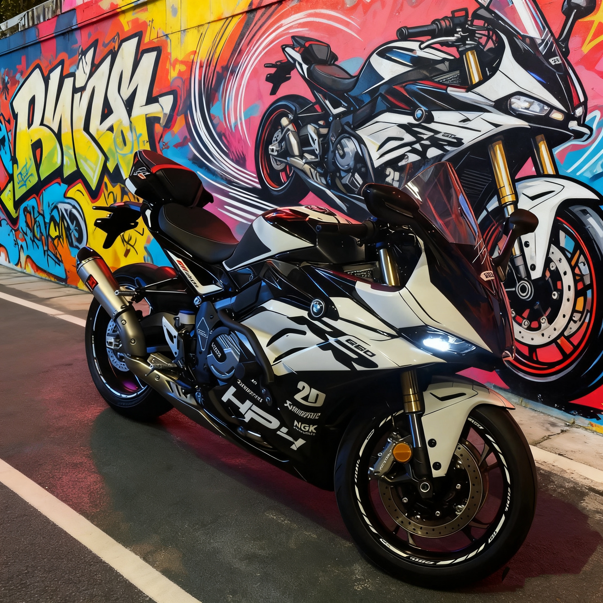 无极RR660S拉花版画车身贴纸装饰