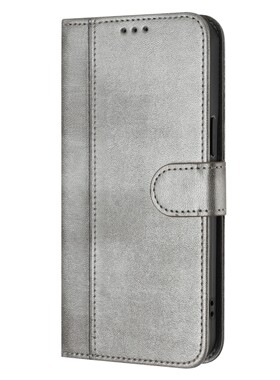 灰色适用GalaxyA07/A17/A37/A57/A06/A16/A26/A36/A56 5G三星翻盖手机壳A15/A25/A35/A55 皮套电话壳