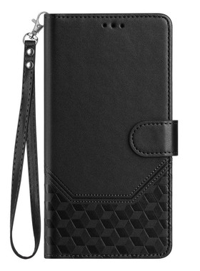 蜂巢黑适用GalaxyS25/S24/S23/S22/S21 Ultra/Plus+/FE 5G三星翻盖手机壳S20/S10 4G皮套防摔保护套电话壳