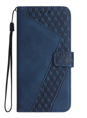 方块蓝适用Galaxy A11/A21/A31/A41/A51 三星翻盖手机壳A71 4G/5G皮套防摔保护套男女电话壳