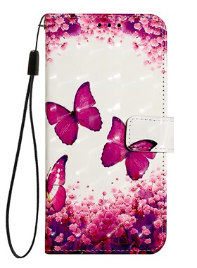 红蝴蝶适用GalaxyS26/S25/S24/S23/S22/S21/S20 ULTRA/Plus+/FE三星翻盖手机壳S10/S9/S8皮套电话壳