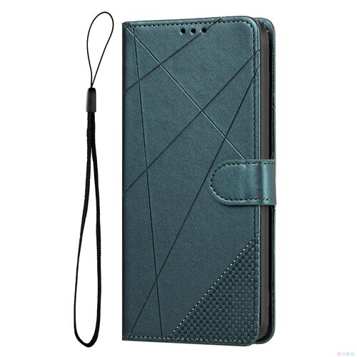 线型绿适用GalaxyS26/S25/S24/S23/S22/S21/S20 ULTRA/Plus+/FE三星翻盖手机壳S10/S9/S8皮套壳