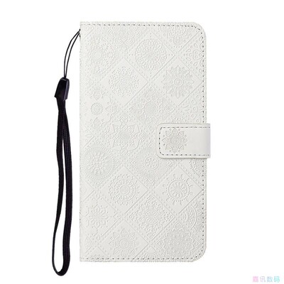 民族风白适用GalaxyA16/A26/A36/A56 5G三星翻盖手机壳A15/A25/A35/A55/A14/A34/A54皮套防摔保护套电话壳