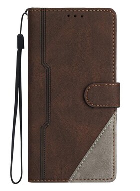 奢华棕适用Galaxy A11/A21/A31/A41/A51 三星翻盖手机壳A71/A81/A91 S/E皮套防摔保护套男女电话壳