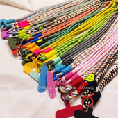 迷彩斜挎挂绳手机壳长款 防丢斜跨绳户外登山编织背带绳侧挎结实女