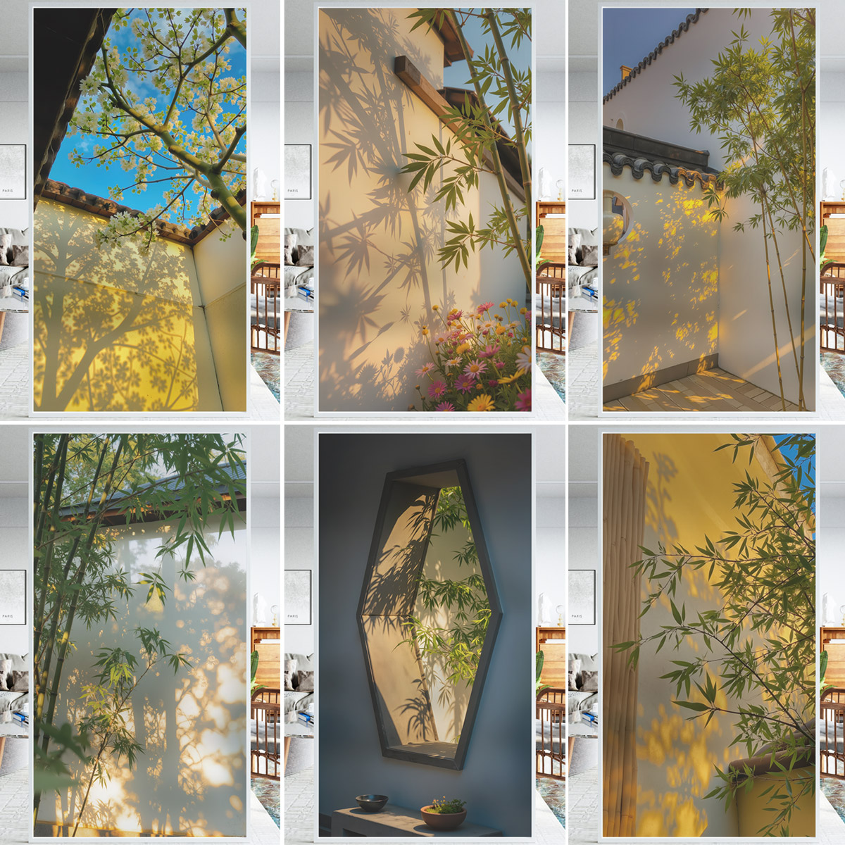 透光不透明静电磨砂玻璃贴膜窗户贴纸浴室厕所阳台遮光防走光遮挡