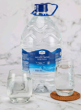 山姆超市代购MM饮用天然水4L大桶家用泡茶水家庭装纯净水