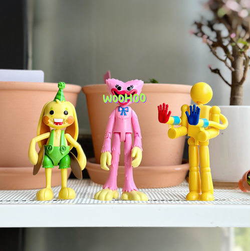 正版波比游戏时间人偶摆件