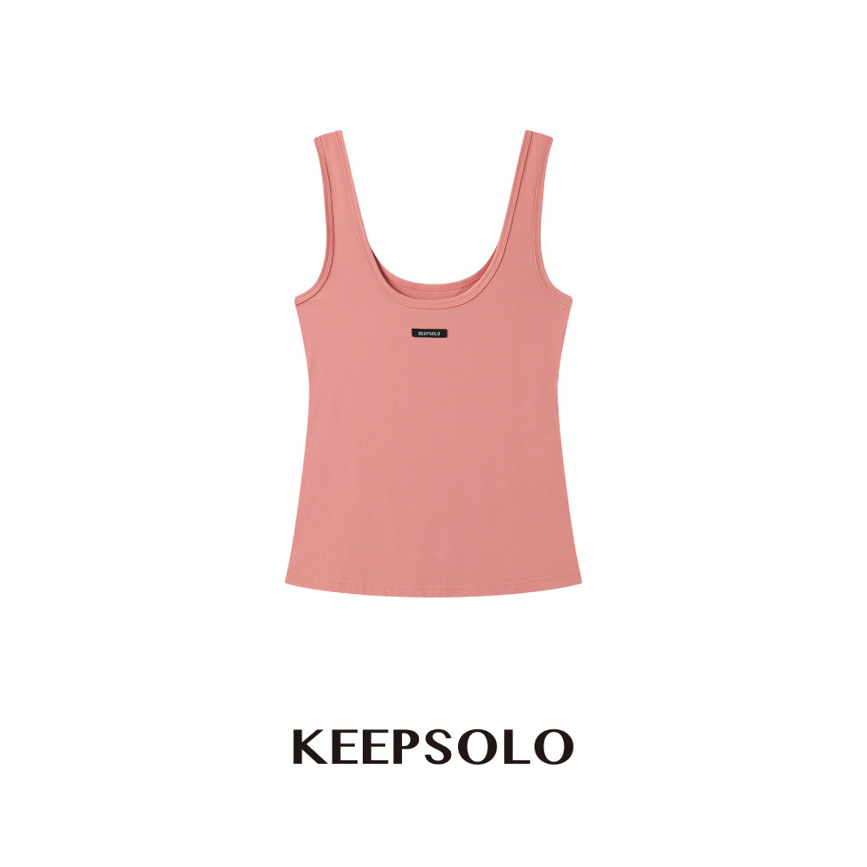 KeepSolo实穿百搭U领吊带背心