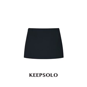 KeepSolo百搭A字高腰mini裙裤