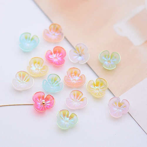 diy古装发簪步摇树脂花