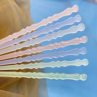 古风醋酸竹节发饰发簪素雅汉服盘发发饰直发簪旗袍盘发配饰永顺