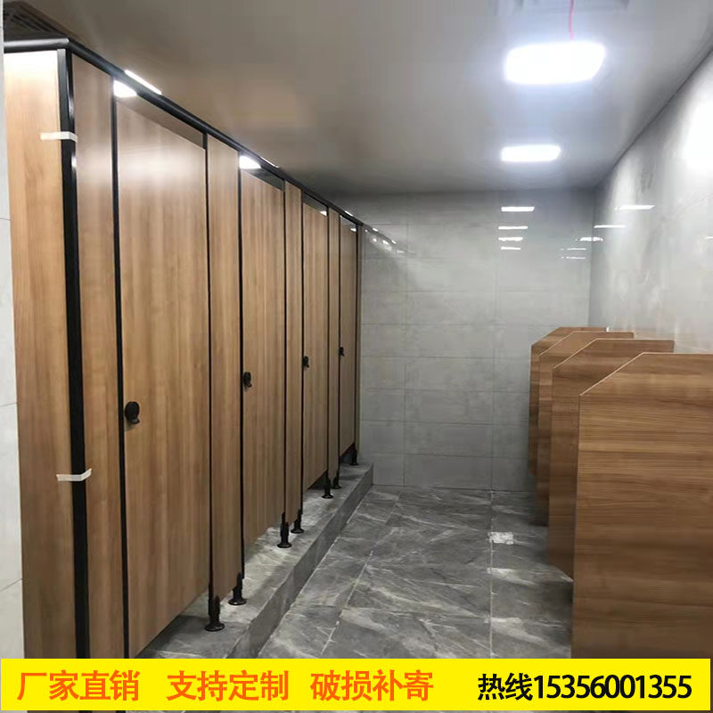 宁波公共卫生间隔断板淋浴房公厕隔间防水板学校厕所隔墙板隔断门