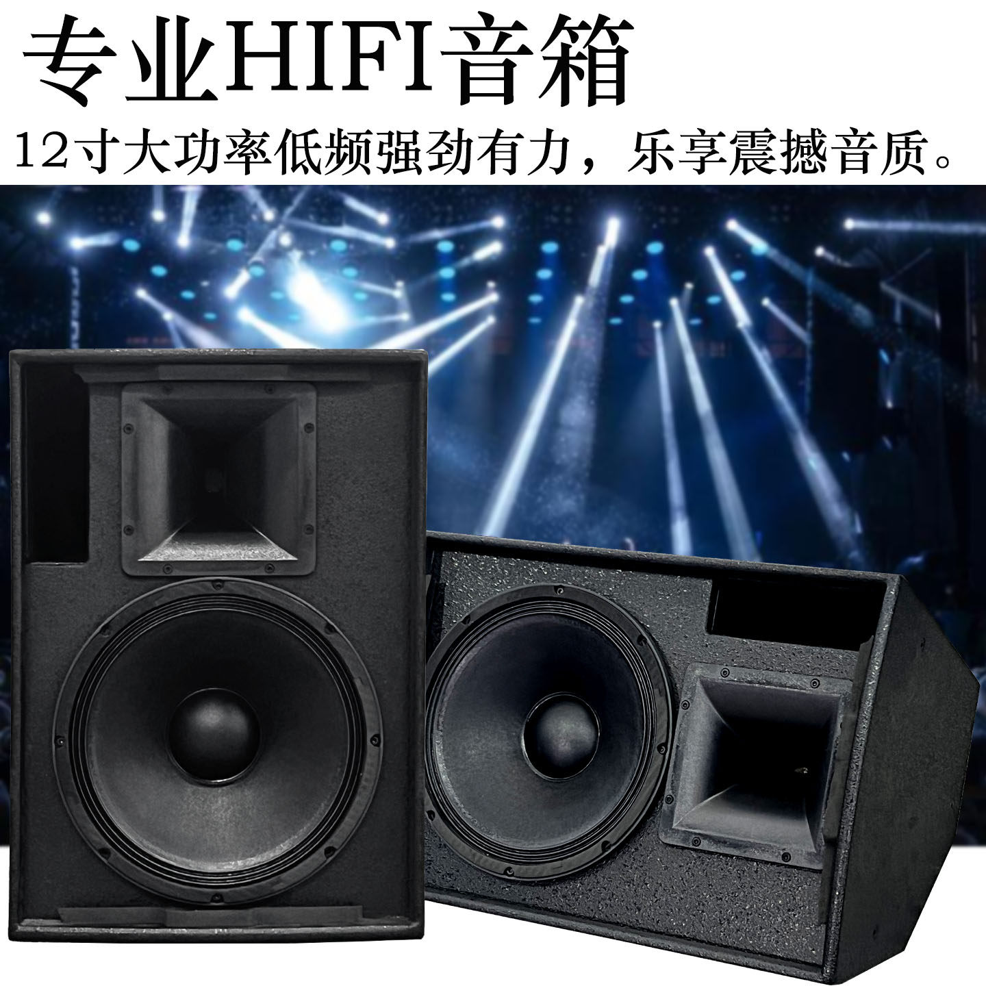 回忆创造专业单12寸嗨房舞台音响演出婚庆家用KTV音响