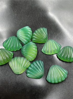 玉髓玛瑙贝壳吊坠挂件