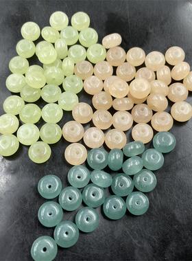 DIY10毫米隔珠四海玉器仿玉石
