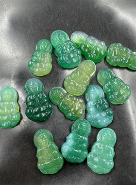 玉髓玛瑙观音吊坠挂件