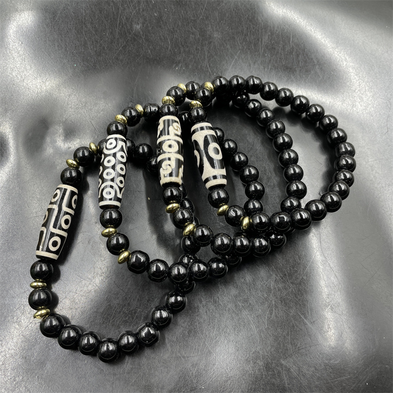 玉器天珠复古手串老玛瑙