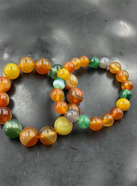 玛瑙手链男女款玉髓多宝珠