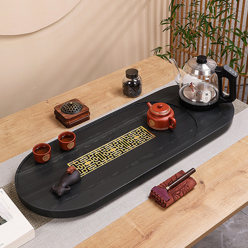 天然四合一电磁炉底部上水茶盘