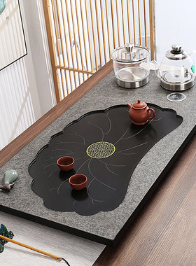 整块天然石材功夫茶具