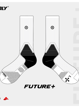 ODDLY【FUTURE+】【超柔袜筒】职业级日本防滑纱篮球袜球员运动袜
