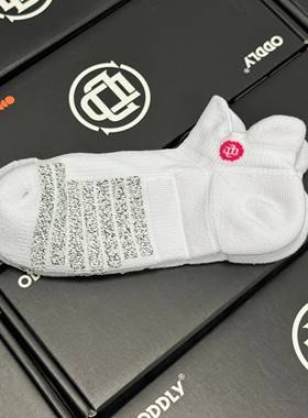 ODDLY【QUICK1.0+】【无筒篮球袜】NF防滑纱羽毛球排球跑步船袜