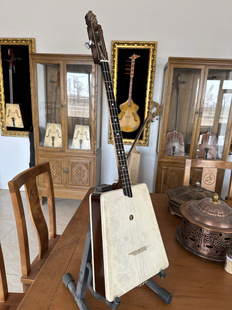 双面蒙皮图瓦三弦蒙古族弹拨乐图瓦三弦皮面三弦好音色老品牌