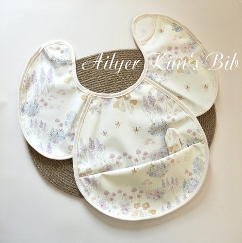 【Ailyer Kim】Pu皮婴儿高端围嘴ins北欧辅食吃饭饭兜立体1-3岁