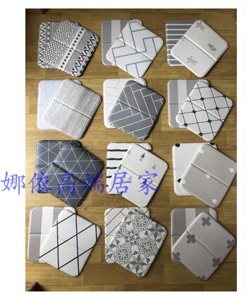 韩国进口坐垫可折叠洗澡桑拿垫加厚隔凉椅垫便携防潮户外卡通包邮