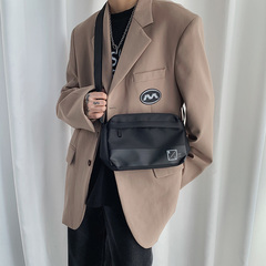 Korean fashion simple style messenger bag men and women's Unisex casual shoulder bag
