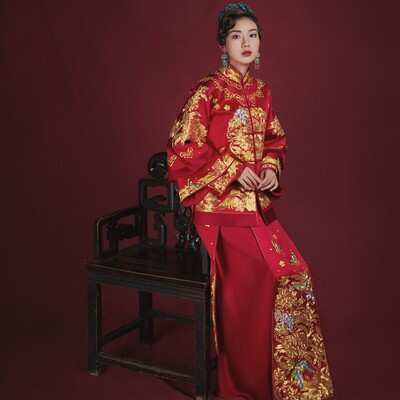 華芬嫁衣福禄团金线高级