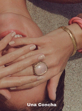 U.CA小众Aurelie Bidermann麦穗编织戒指ins复古时髦重工宝石指戒