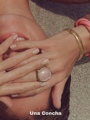 复古aurelie小众麦穗编织戒指