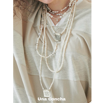 august小众设计款毛衣链