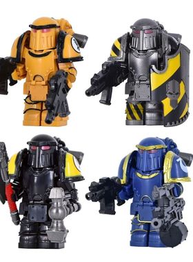 适用乐高战锤MK3稀有帝国铠甲星际战士40K益智拼装积木人仔玩具男