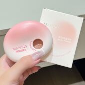 曼诗丽微光柔焦蜜粉饼哑光细腻贴肤不易卡粉初学者学生女平价彩妆