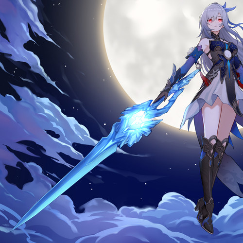 星穹铁道镜流cos昙华剑道具