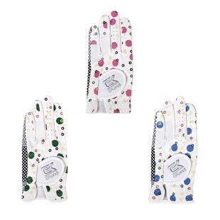 新款儿童高尔夫手套青少年golf球手套双手透气防滑男女童运动防晒