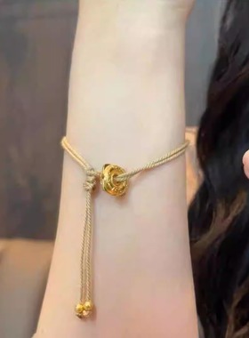 原创手工编织diy手链小众设计高级个性简约复古百搭时长