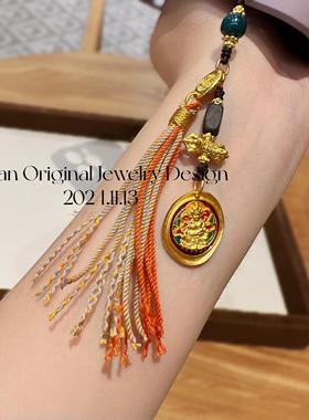 原创设计绿色玛瑙手链