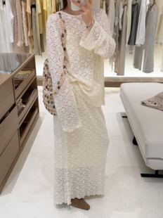 宽松显瘦上衣 女2026新款 半身裙 温柔风蕾丝拼接衬衫 xun十三行法式