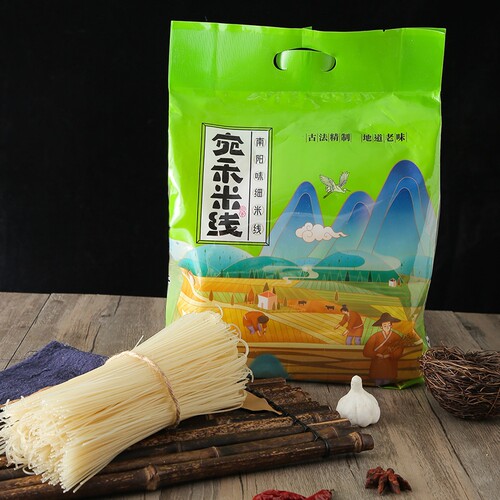 正宗宛禾米线4斤装大袋河南南阳特产细米线方便速食凉拌干线米粉