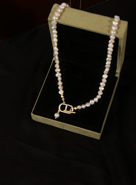 STINA新款巴洛克珍珠项链女高级