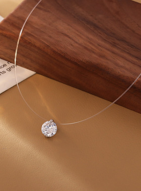 STINA爆款人鱼之泪项链女锆石吊