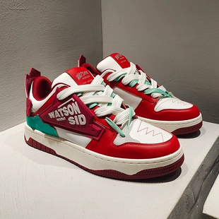 2023春季 男女潮鞋 子厚底百搭小众复古运动滑板鞋 新款 面包鞋 情侣鞋