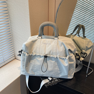 大容量旅行包女短途百搭出差行李包轻便可扩容手提包外出健身包男